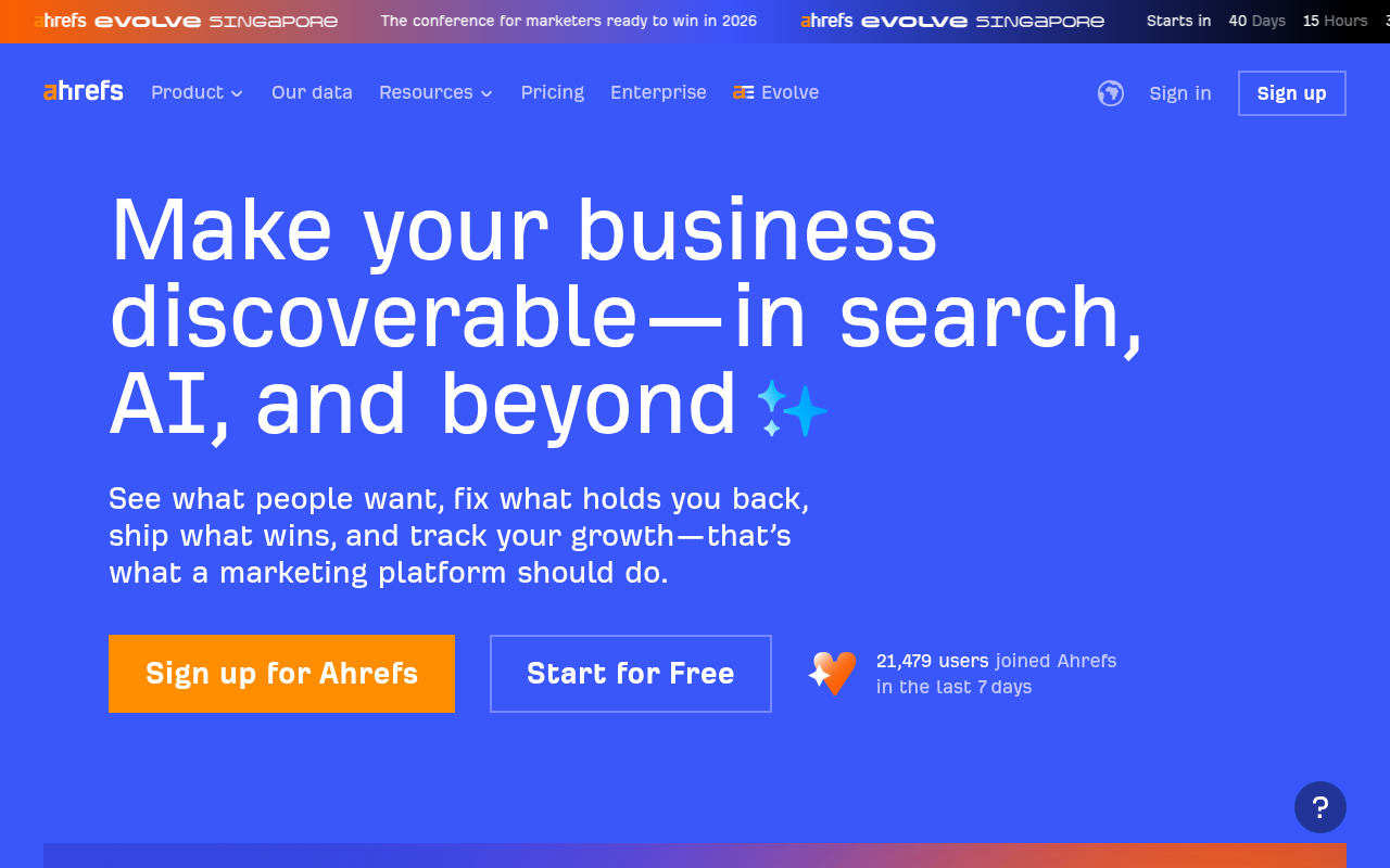 Ahrefs site audit tool for checking indexed pages in bulk