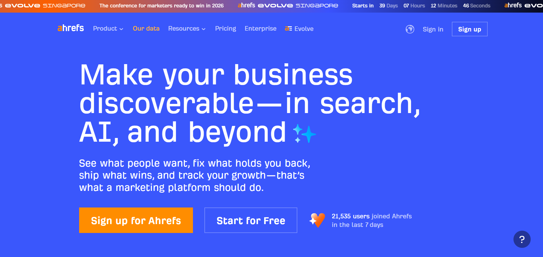Ahrefs AI mentions tracking feature for SEO and AI search presence