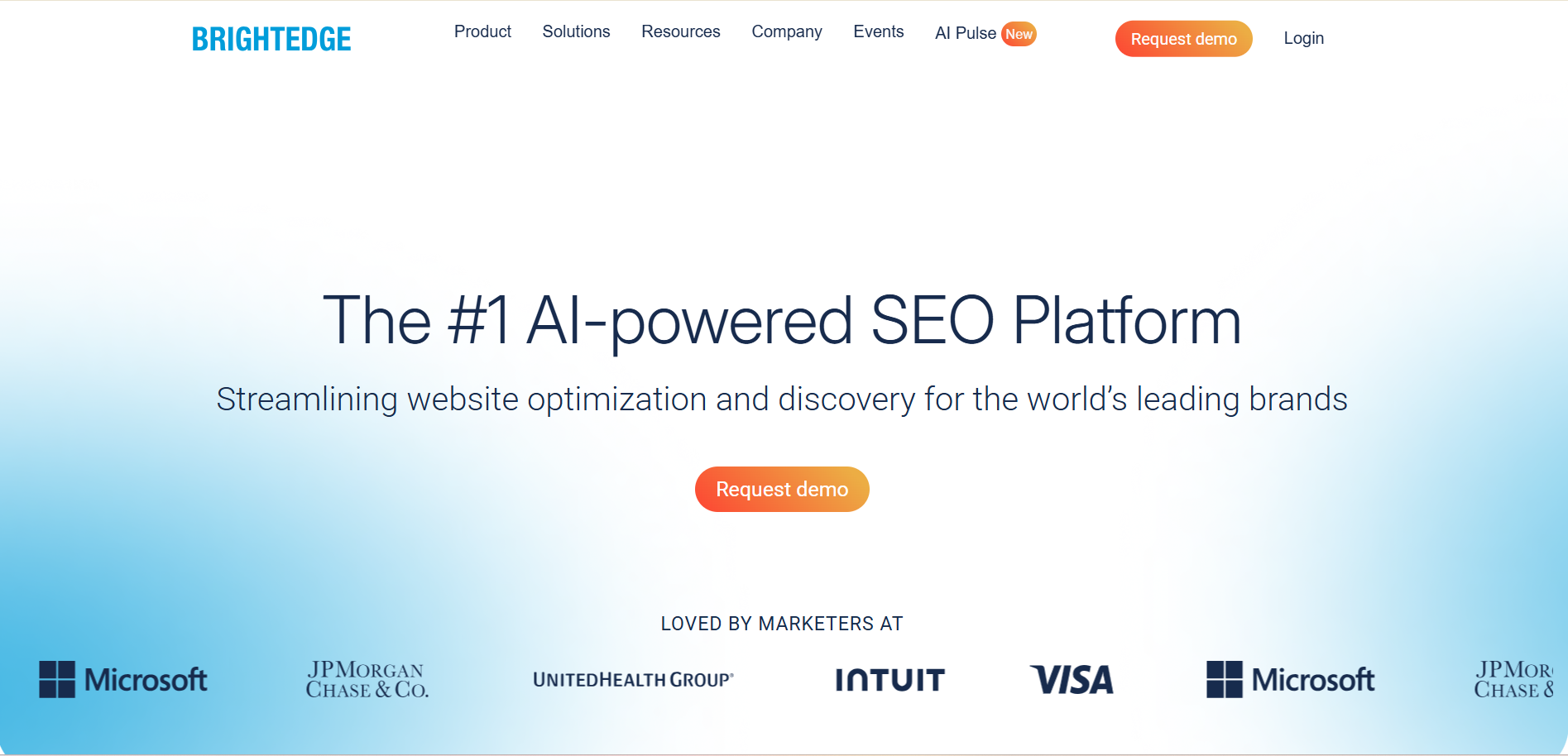 BrightEdge Autopilot enterprise AI search visibility and content optimization platform