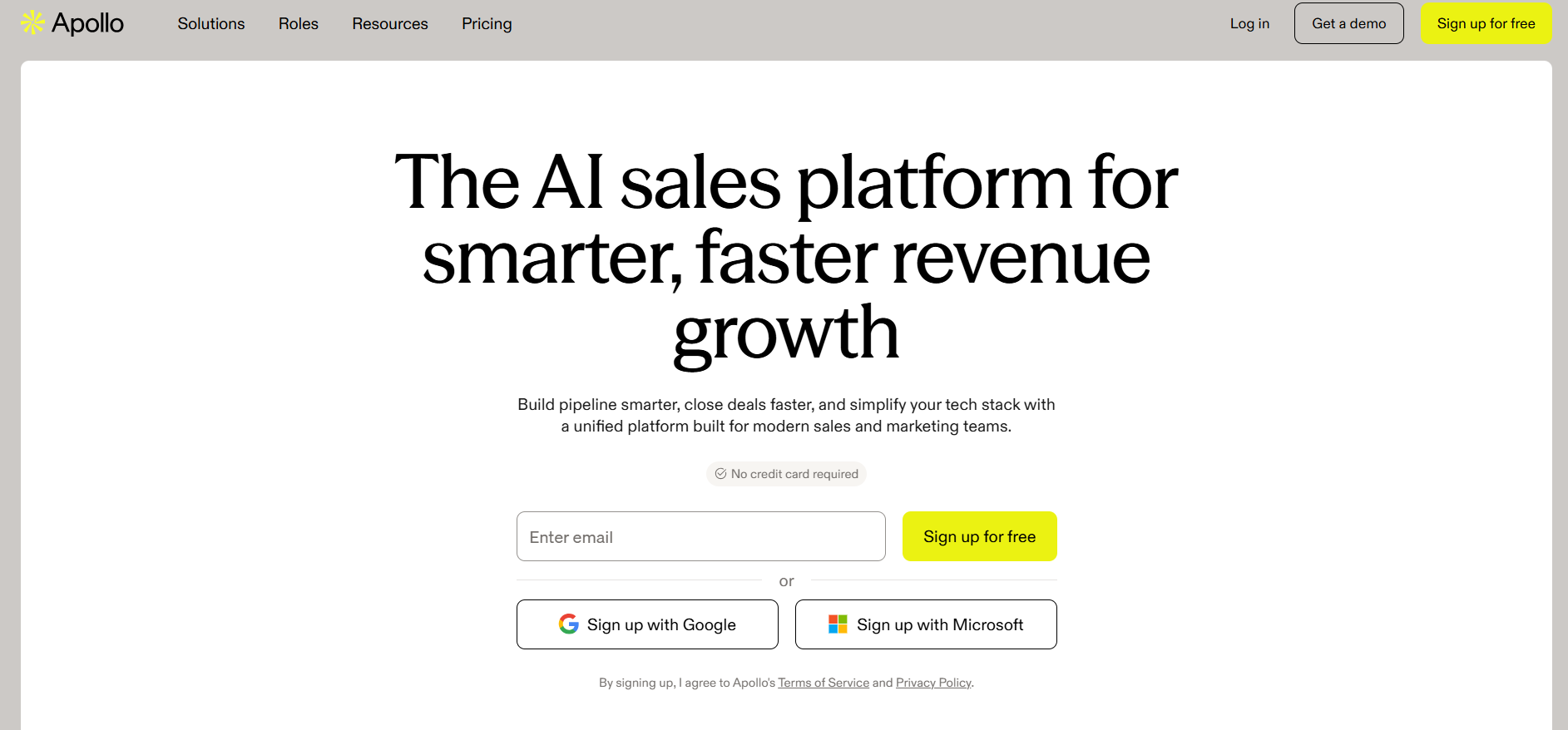 Apollo.io sales intelligence platform with CRM integration tools