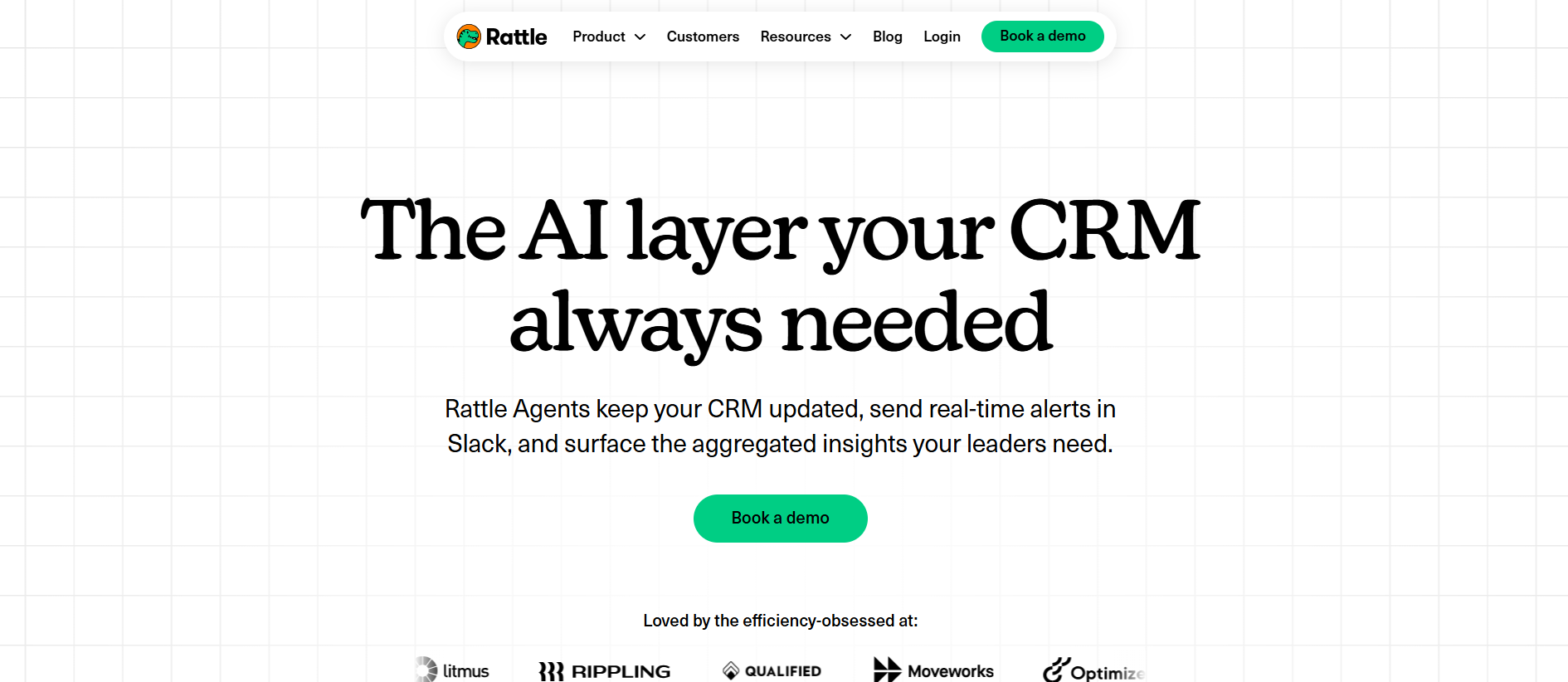 Rattle CRM automation tool for Salesforce and Slack sync