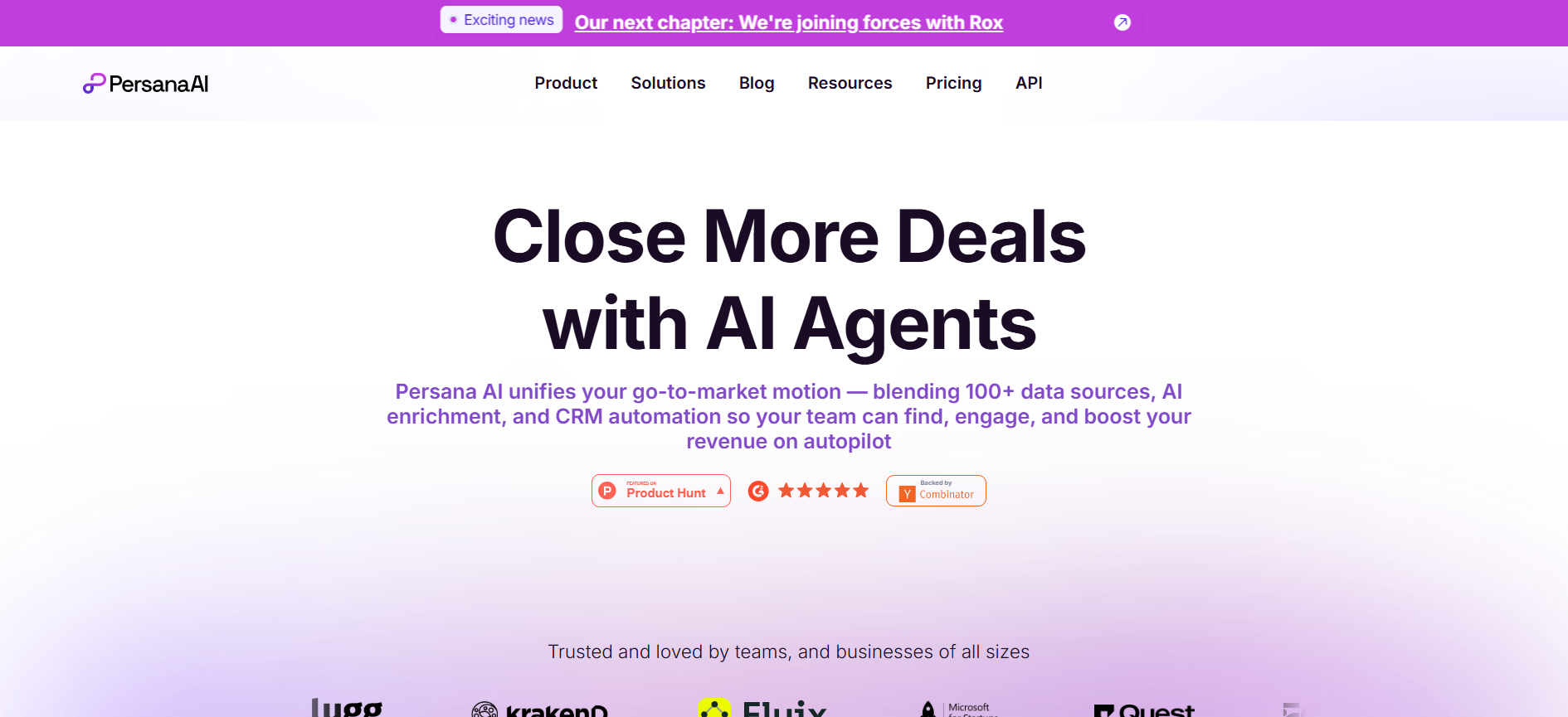 Persana AI platform for AI-assisted lead research and enrichment automation